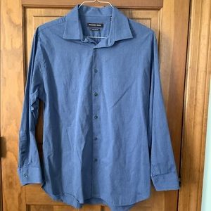 Michael Kors Elegant Blue Dress Shirt